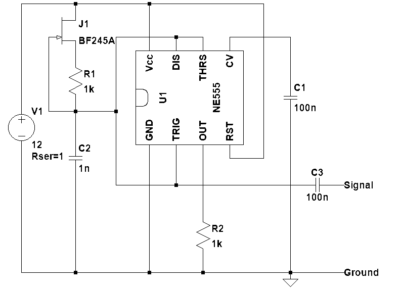 Schaltung Sägezahngenerator